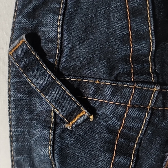 COPY - BABY PHAT BOOTCUT VINTAGE 90's HIP HOP Y2K DARK WASH DENIM BLUE JEANS JU… - Picture 5 of 16